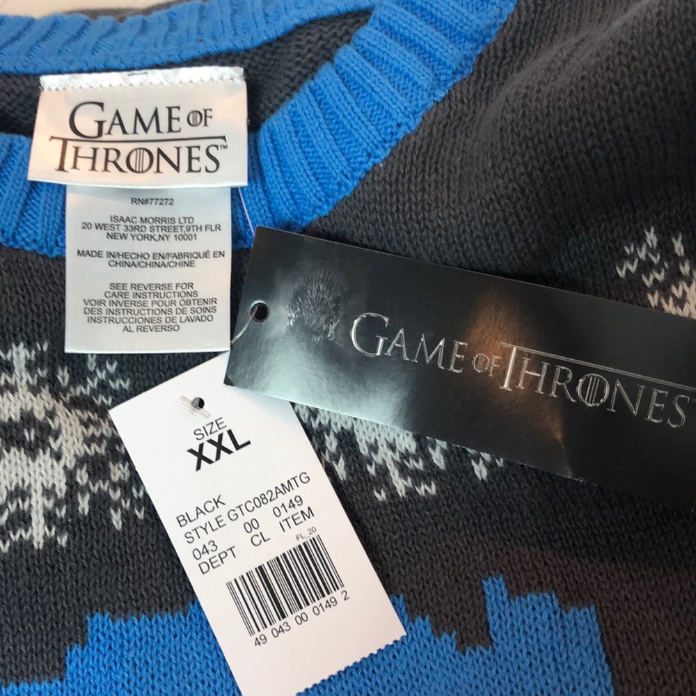 GOT Ugly Christmas Sweater NWT - Picture 7 of 7